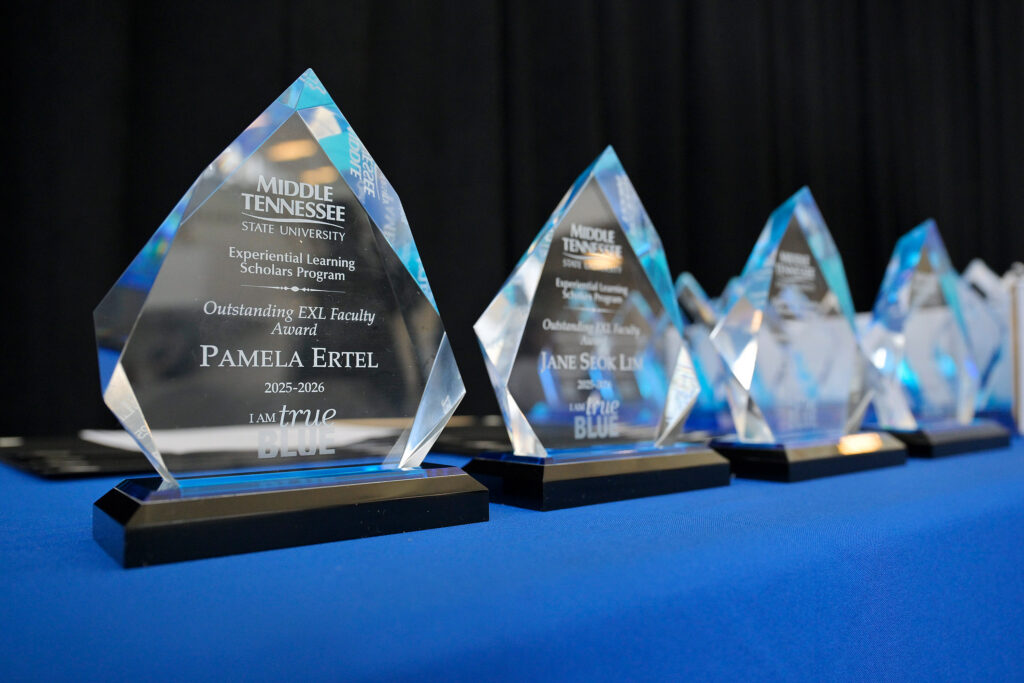 2026 University College Awards ceremony was held Thursday, April 30 at Andrew Woodfin Miller, Sr. Education Center at Middle Tennessee State University. 